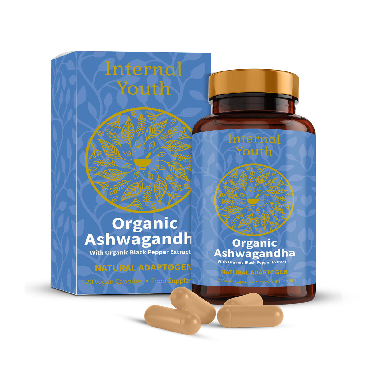 Ashwagandha Capsules - Organic Ashwagandha Capsules – Internal Youth
