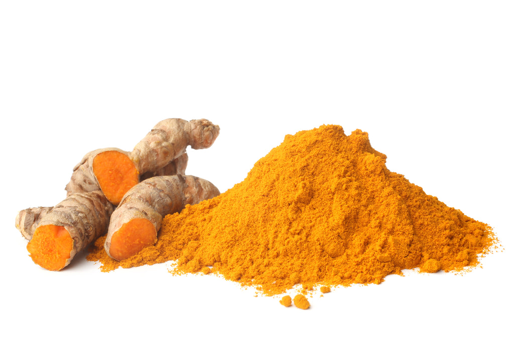 Turmeric root and powder